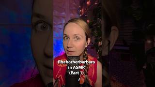 Rhabarberbarbara in ASMR Part 1 asmr shorts [upl. by Helbonnah]