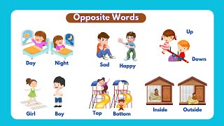 Opposite words for kids  Guess the Opposite Word  English Vocabulary [upl. by Ailido799]