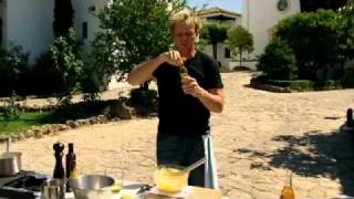 Chef Ramsay prepares Lobster and caviar with crisp potatoes  The F Word [upl. by Aiceled]