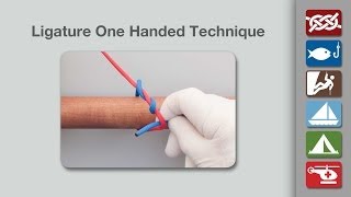 Surgical Ligature One Handed Technique [upl. by Akined765]