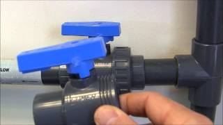 Ball valves for plastic pipe systems [upl. by Honey]