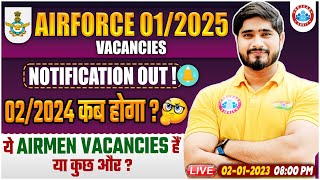 Airforce 012025  Airforce Notification Out 🔥 Airmen Vacancies  Full Info By Dharmendra Sir [upl. by Esinnej]