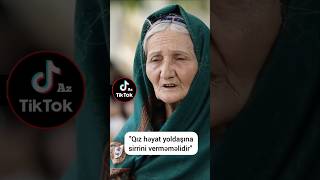 QIZ HƏYAT YOLDAŞINA SİRRİNİ VERMƏMƏLİDİR [upl. by Eleira]