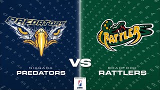 Bradford Rattlers vs Niagara Predators Nov 3 2024 [upl. by Haleemaj]