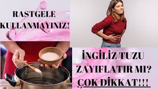 İNGİLİZ TUZU MAGNEZYUM SÜLFAT KULLANIM ALANLARI  FAYDALARI  DENEYİMİM  ZAYIFLADIM MI [upl. by Sully363]