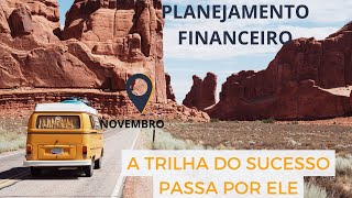 Planejamento do mês de novembroTécnica dos envelopes Montly Budget Paycheck subtitle on vídeo [upl. by Roshan]