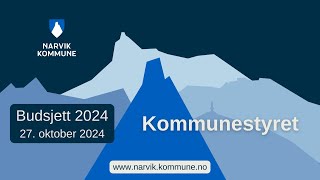 Narvik kommunestyre  Budsjett presentasjon fra rådmann  27102023 [upl. by Ylloj960]