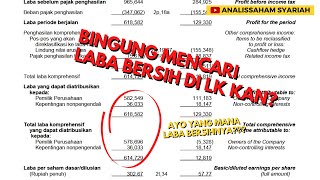 Cara Mencari Laba Bersih di Laporan Keuangan Setelah Pajak Perusahaan  di Laporan Perubahan Modal [upl. by Ecinahc]