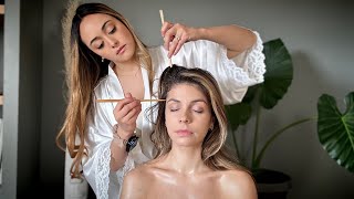 ASMR Scalp Check Hair Pulling Acupuncture amp Massage Therapy to Treat Anxiety Soft Spoken Roleplay [upl. by Aerdnahs]