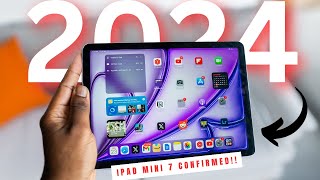 APPLE iPAD MINI 7 CONFIRMED  NEW 2024 IPAD MINI PRO EXCITING LEAKS [upl. by Rokach156]