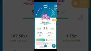 ✨️Evolucionando a Swampert Shiny en Pokémon Go✨️ PokemonGo pokémon shorts [upl. by Demmy359]