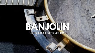 Vintage Banjolin Repair Part 1 High Speed John Grey amp Sons banjolin instrumentrepair luthier [upl. by Kuska]