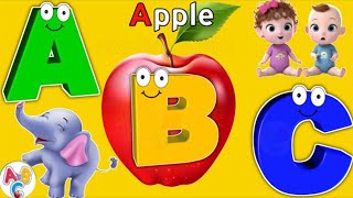 Phonics Song for Toddlers A for Apple Phonics Sounds of Alphabet A to Z ABC Phonic Song 1780 [upl. by Adierf]