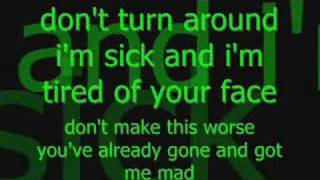 Get Over It  Avril Lavigne Lyrics On Screen [upl. by Toiboid]