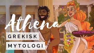 Athena  Grekisk mytologi svenska [upl. by Llecrep]