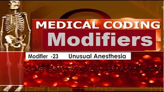 Modifier 23 Unusual Anesthesia TAMIL PART 2 [upl. by Euqnomod]