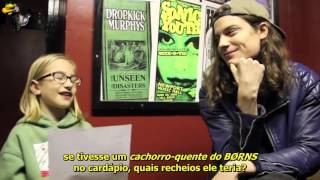 Entrevista  Kids Interview Bands  BORNS legendado [upl. by Eelyah698]