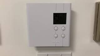 How to setup and program a Stelpro Programmable Thermostat [upl. by Serrell463]