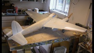 de Havilland DH103 Hornet Scratchbuilt Electric [upl. by Dee]