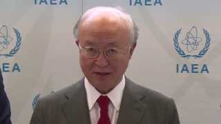 IAEA Remarks to Media on Iran Visit [upl. by Airetahs706]