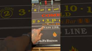 I was rooting for a 7 at the craps table 😂 casino gamble gambling lasvegas craps [upl. by Hutson]