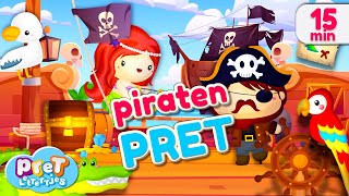 Peuter Piraten Pret 🦜  Woorden Leren met Pretlettertjes [upl. by Anwat86]