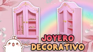 JOYERO DECORATIVO MANUALIDAD [upl. by Annayek]