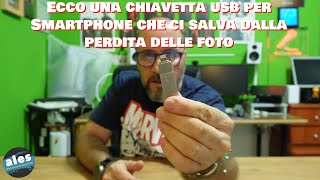 Ecco una chiavetta usb per backup di Smartphone che evita di perdere dati e foto [upl. by Nahtan565]