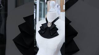 How To Make A Black Jabot Collar DIY sewing victorianstyle collar [upl. by Olivann]