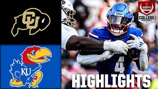 Colorado Buffaloes vs Kansas Jayhawks  Full Game Highlights  ESPN College Football [upl. by Bowles]