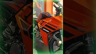 2024 KTM RC 125 Black Orange Color Graphics CloseUp [upl. by Jada]