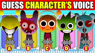 IMPOSSIBLE 🔊 Guess ALL Horror Incredibox Sprunki Characters by their VOICE  PHASE 2 HORRORS [upl. by Oivat]