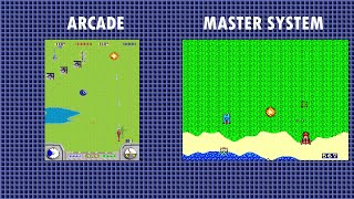 Arcade Vs Master System  Action Fighter [upl. by Ramah]