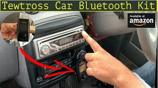 Unboxing Car Bluetooth Kit  Tewtross  Bluetooth For Car  Bluetooth for Car Without Aux [upl. by Anerahs]