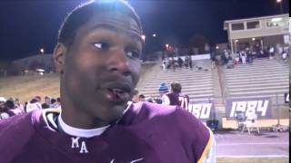 2014 AHSAA FOOTBALL MADISON ACADEMY DEFENSE STEPS UP BIG 11142014 [upl. by Prisca]