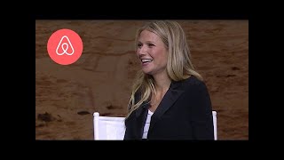 Gwyneth Paltrow  Brian Chesky Cultivating the Art of Taste amp Style  Airbnb Open 2016  Airbnb [upl. by Dombrowski]