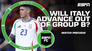 Winner takes all 👀 Will Croatia or Italy advance out of EURO Group B  ESPN FC [upl. by Oryaj514]