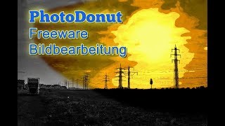 PhotoDonut 12 Freeware Bildbearbeitung Foto Effekte kostenlos Mac und Windows [upl. by Eednahs]