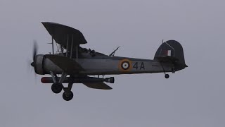 Fairey Swordfish at Duxford 17th September 2023 [upl. by Rosenzweig261]