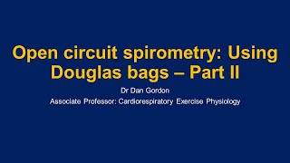 Open Circuit Spirometry Recording Fractions of expired O2 and CO2 [upl. by Ardnoet796]