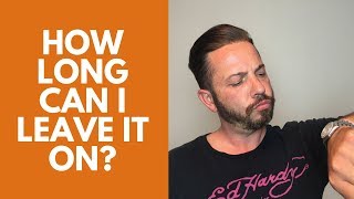 Hair replacement mens hair system review How long can I leave it on [upl. by Ttreve871]