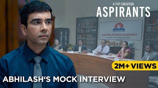 Aspirants Season 2  Abhilash’s Mock Interview  All Episodes Streaming On Amazon Prime Video [upl. by Chucho]