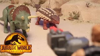 🦖🦕NonStop Action from Jurassic World Dominion Files  More  Jurassic World  Mattel Action [upl. by Cross]