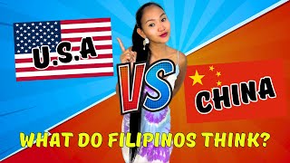 US Versus CHINA  Whos Better For The Philippines [upl. by Ayota]