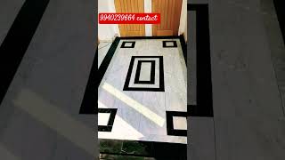 Diamond polish makrana marble ll full finish marble work ll hall me makrana marble look🫶🫣subscribe [upl. by Atiuqrahc]