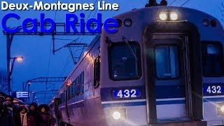 Cab Ride on the AMT DeuxMontagnes Line feat Mont Royal Tunnel  Full HD [upl. by Renruojos31]