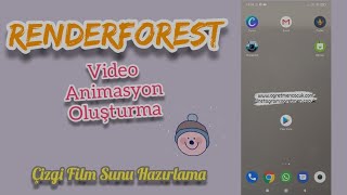 Etwinning Renderforest Kullanımı  Video KolajAnimasyonProje Tanıtım Videosu Hazırlama [upl. by Ahcsatan31]