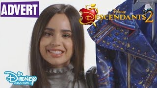 Descendants 2  Unboxing with Sofia Carson AD 💙  Disney Channel UK [upl. by Frederik988]