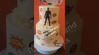 Birthday cake for boy smallbusiness amapiano cakedecorating shortsfeed shortvideo [upl. by Rediah235]