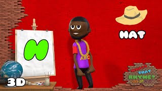 The Letter H Hip Hop Song  Alphabet Rap Song A  Z  Nursery Rhymes 3D Animation  Rap Kids Songs [upl. by Raual]